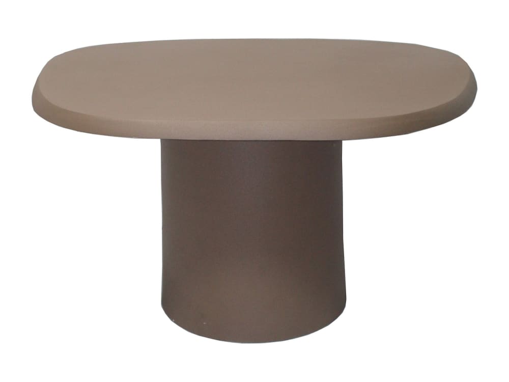 Table basse métal marron,