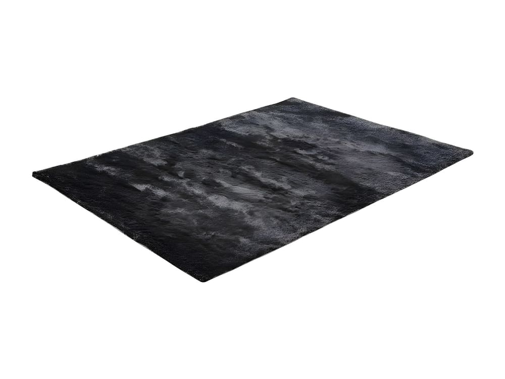 Tapis de salon polyester gris anthracite 160x230 cm — vue 3