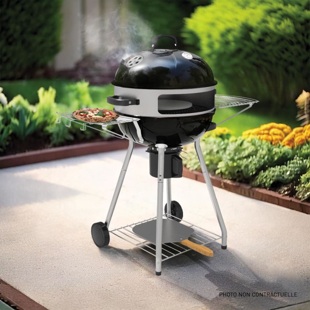 Barbecue au charbon + four à pizza