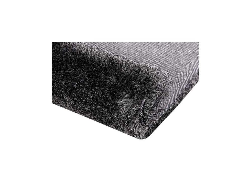Tapis de salon polyester gris anthracite 200x290 cm — vue 4