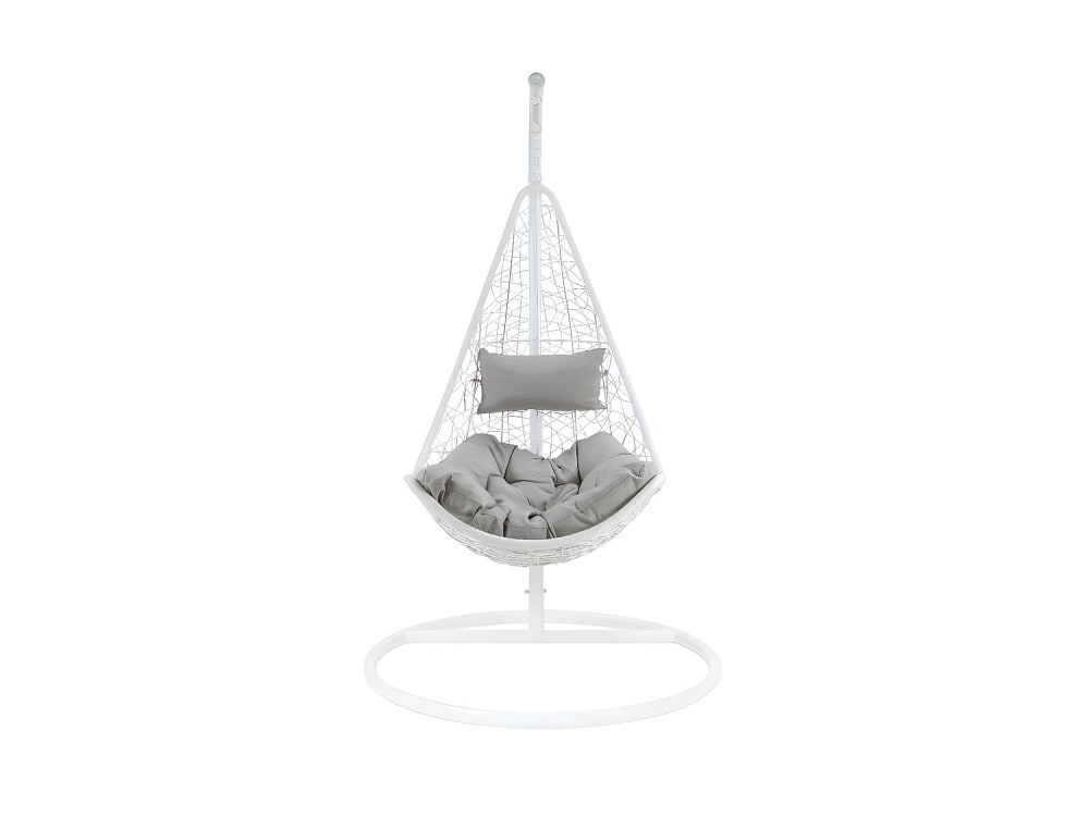 Fauteuil suspendu résine - blanc