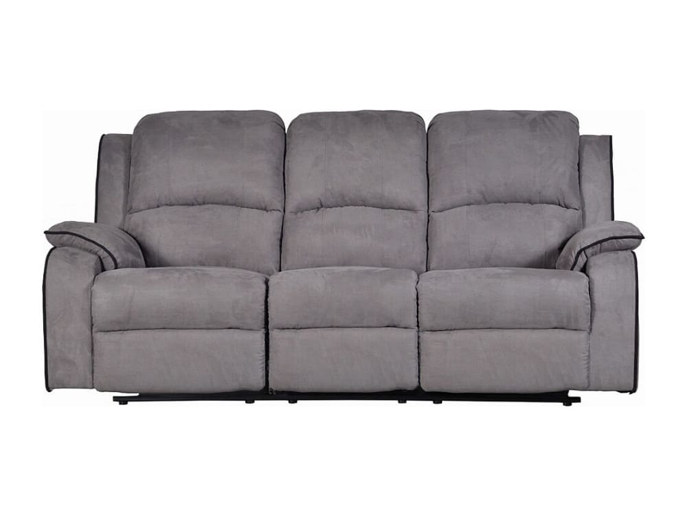 Canapé  microfibre 3 places gris
