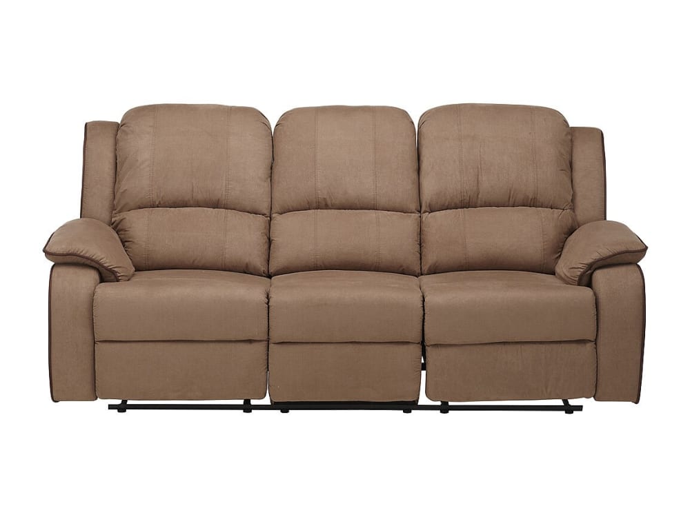 Canapé  microfibre 3 places taupe