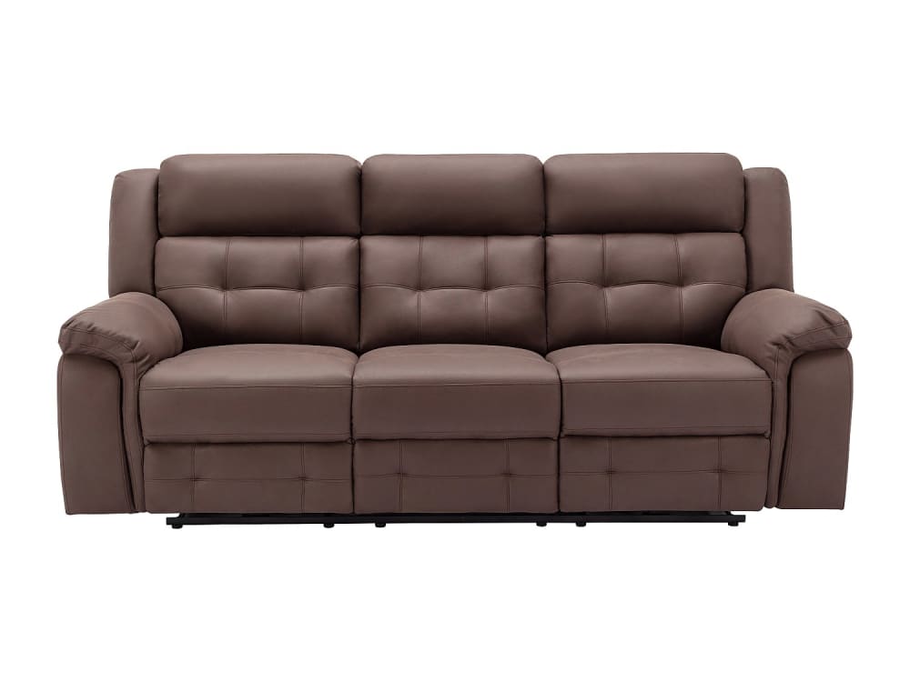 Canapé relaxation microfibre 3 places marron}