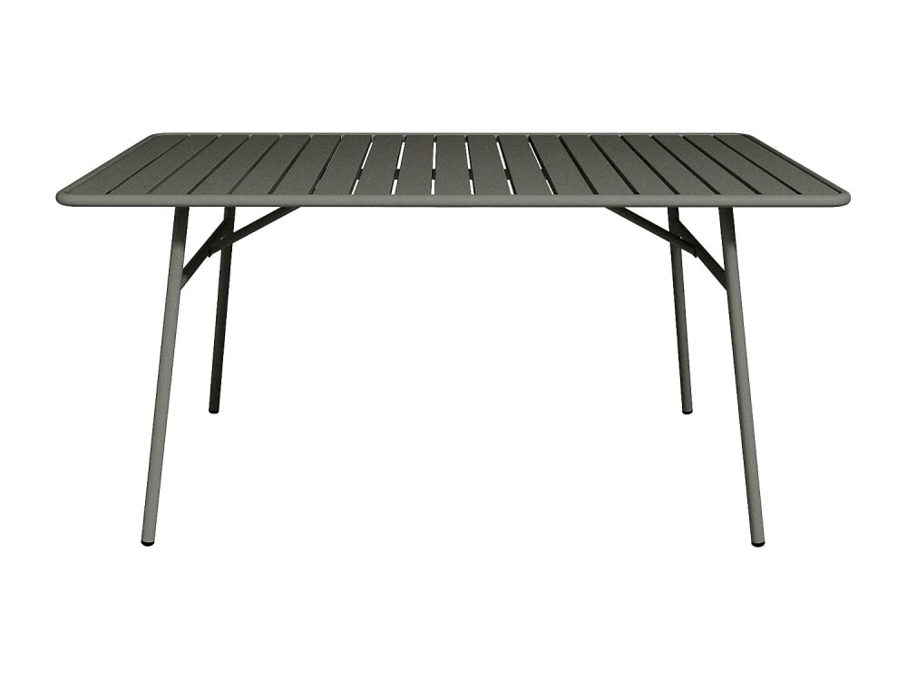 Table de jardin acier - gris
