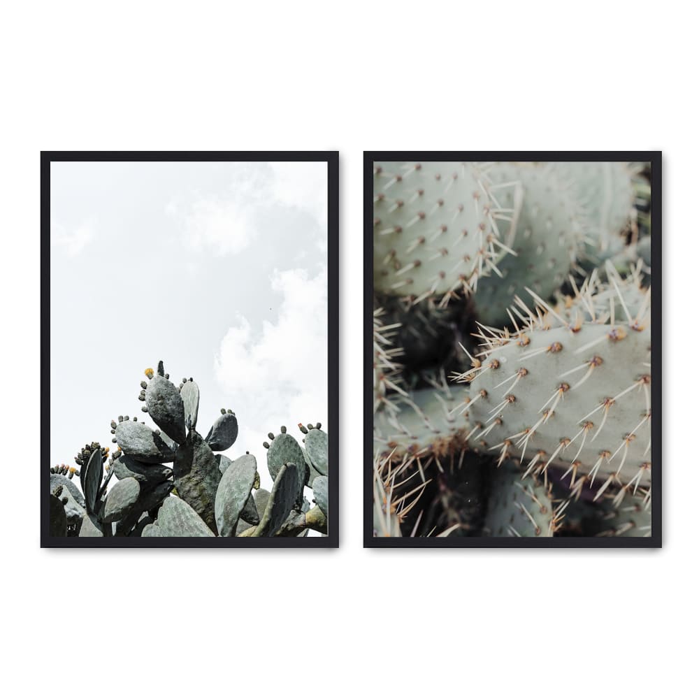 Poster Lab 2er Set Wandbilder 132, schwarzer rahmen, 30x40 cm Mehrfarbig Holz