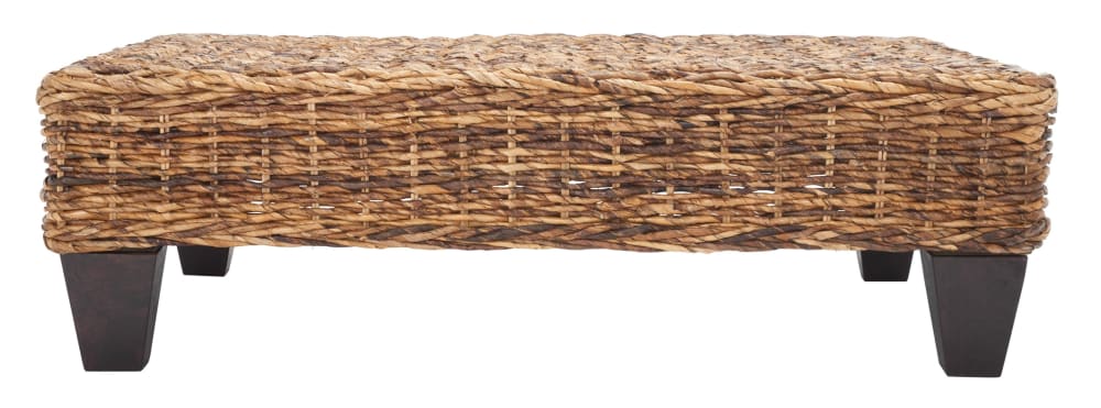 Tables basses en rotin/bois manguier, naturel