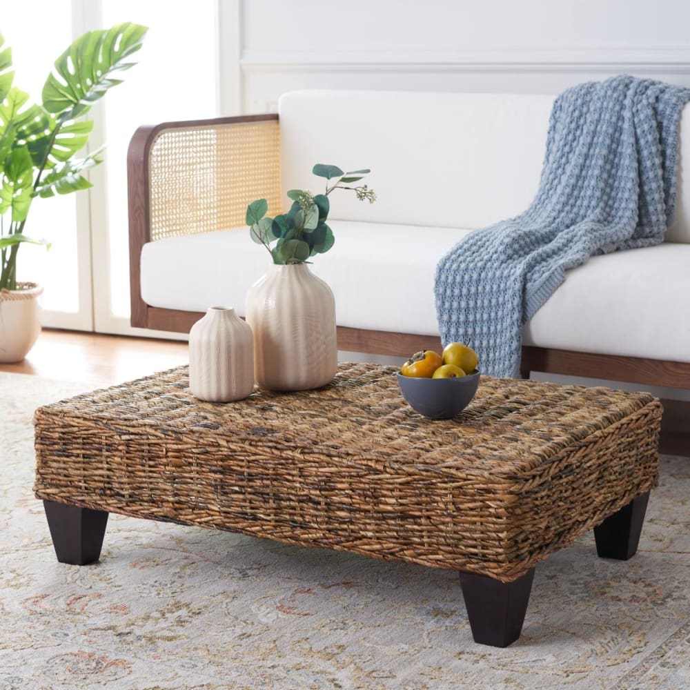 Couchtische aus Rattan/Mangoholz, Natur - Maisons Du Monde