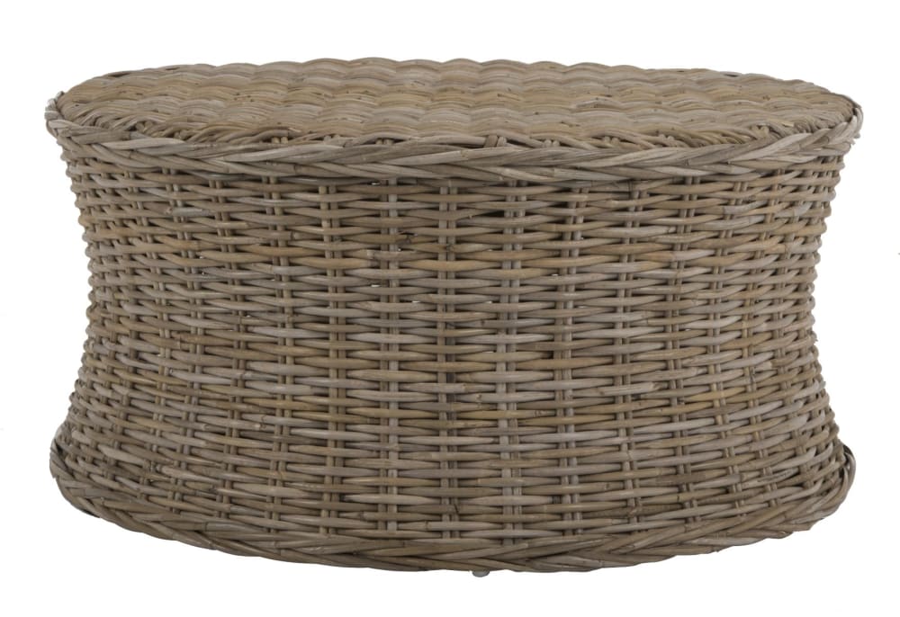 Tables basses en rotin fendu, naturel