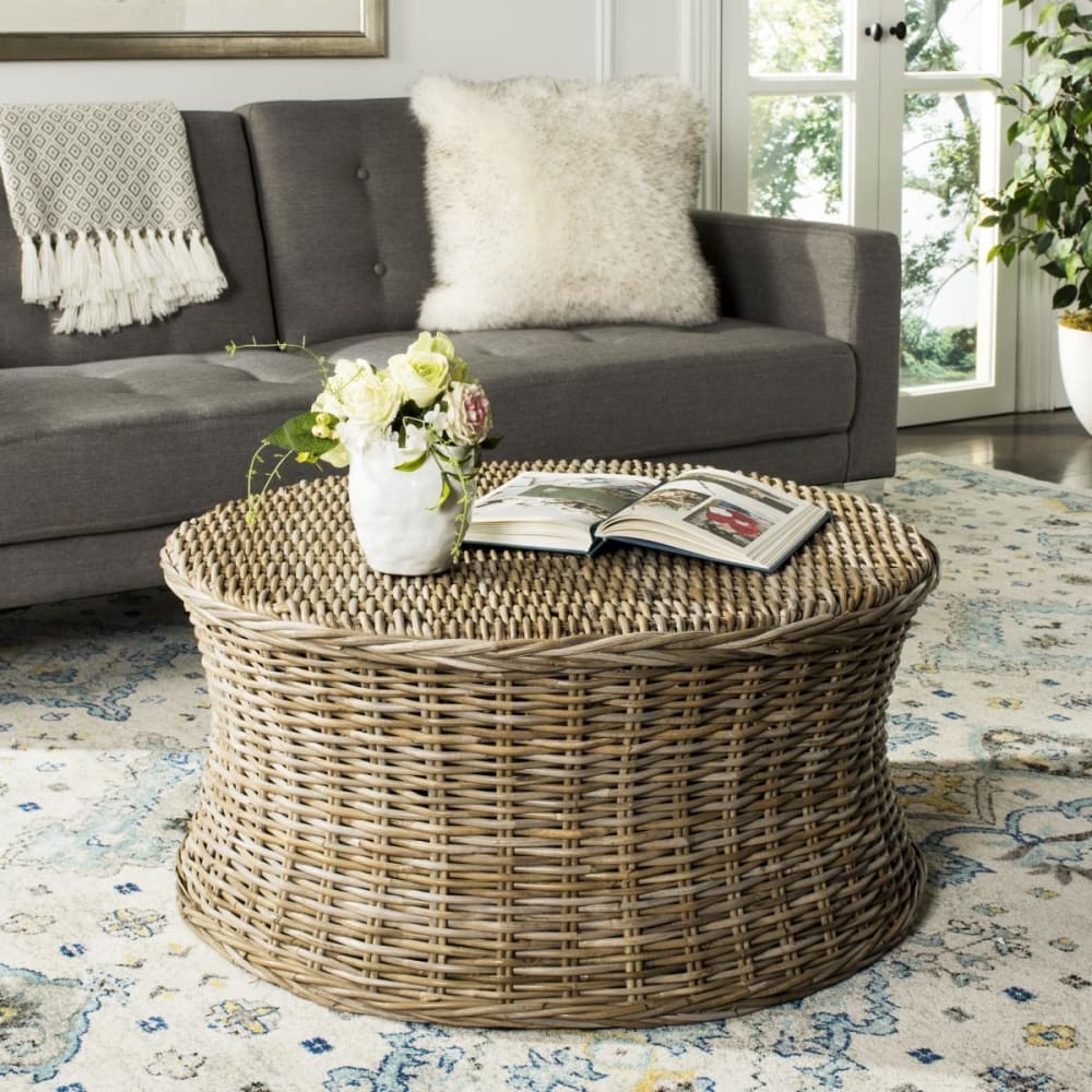 Couchtische aus Rattan gespalten, Natur - Maisons Du Monde