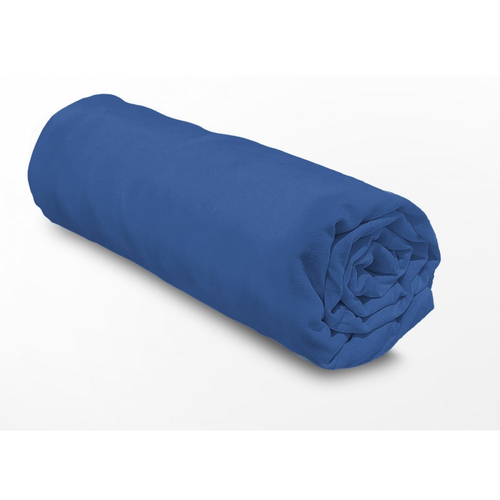 Drap housse 180x200 + 30 cm percale bleu indigo — vue 3