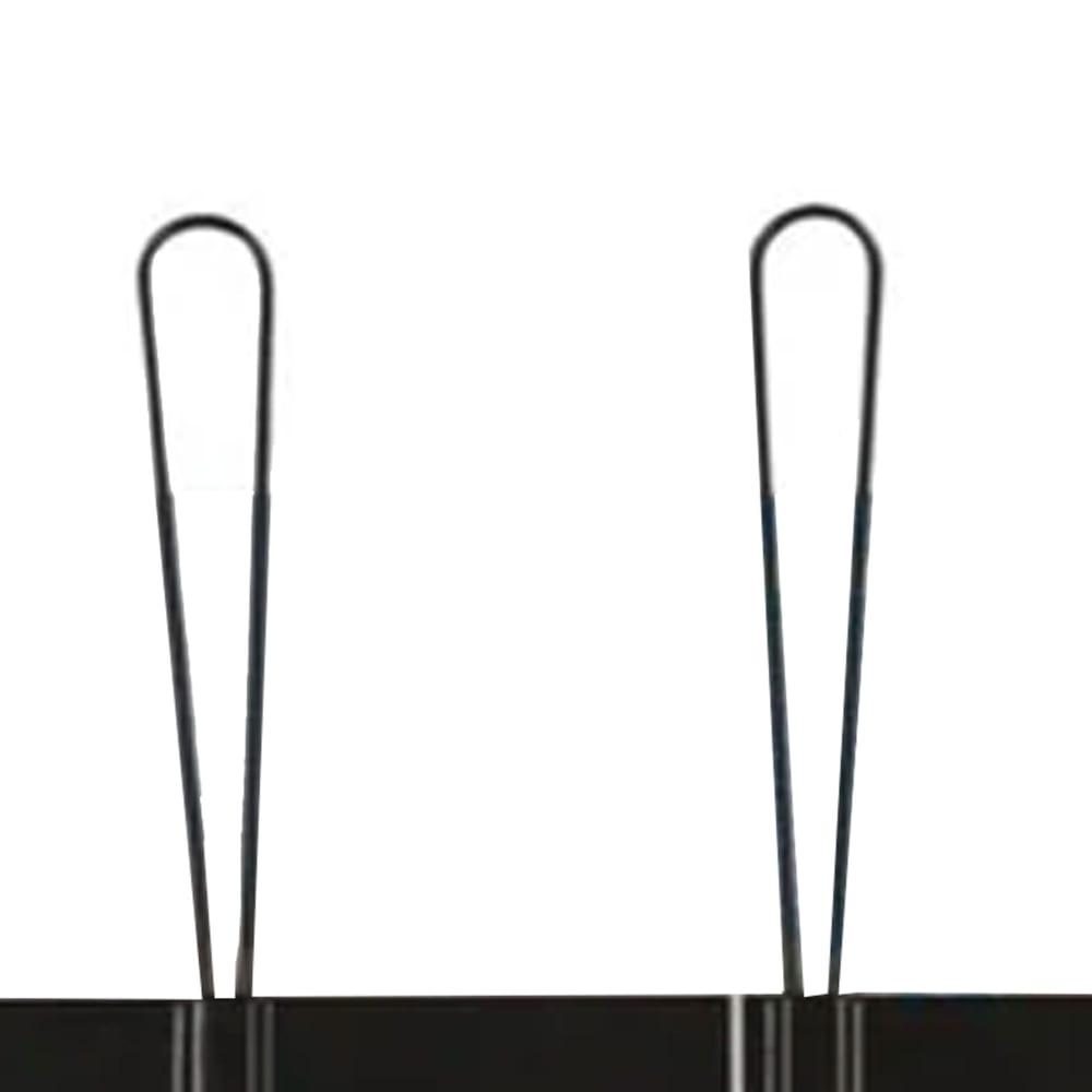 Portemanteau mural métal noir 5 crochets 48x18cm - Maisons du Monde