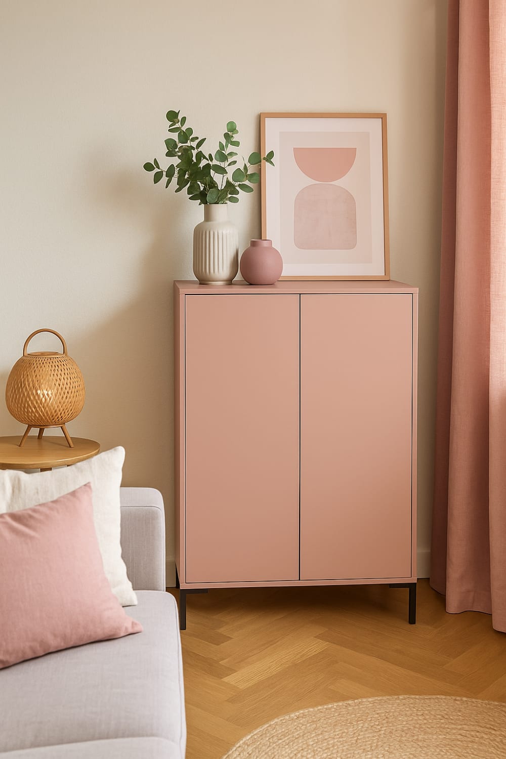 Multifunktionaler Organizer-Schrank rosa - Maisons Du Monde
