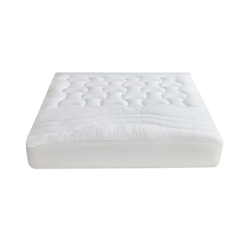 Surmatelas 2en1 imperméable et moelleux 160x200 cm