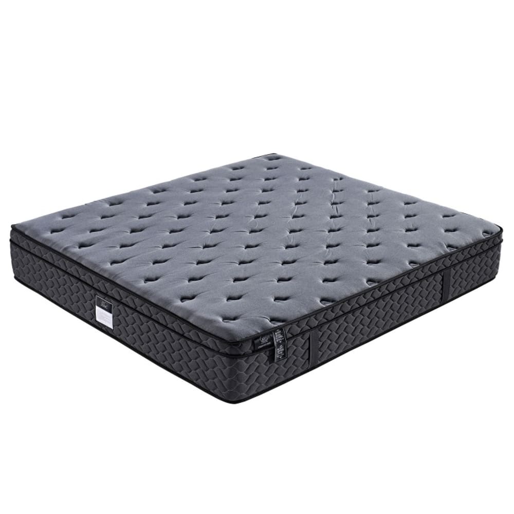 Reca Bedding Latex und Memoryschaum-Matratze, 30cm, mittelfester 180 x 200 cm Grau Stoff