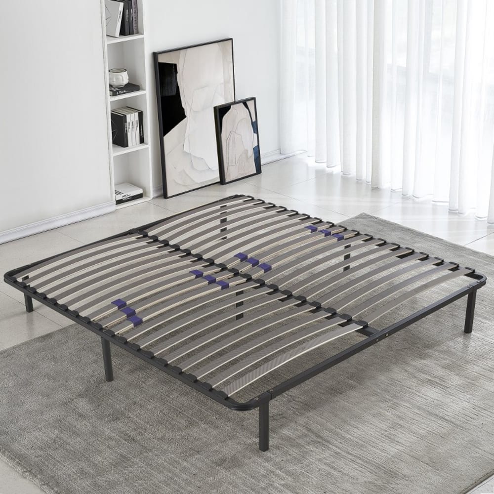 Lattenrost mit Metallrahmen, 6-fach verstellbar 160x200 cm -