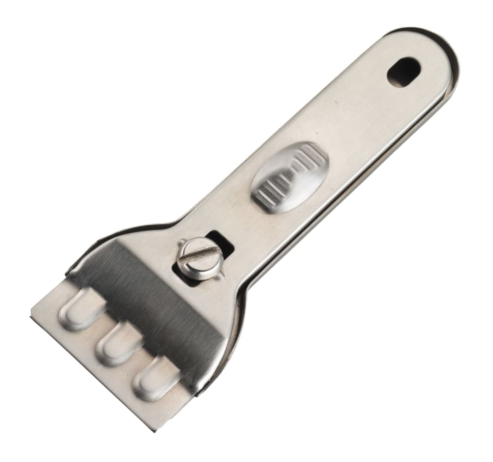 KitchenCraft Kochfeldschaber Edelstahl Silber 13,5cm Silber Edelstahl