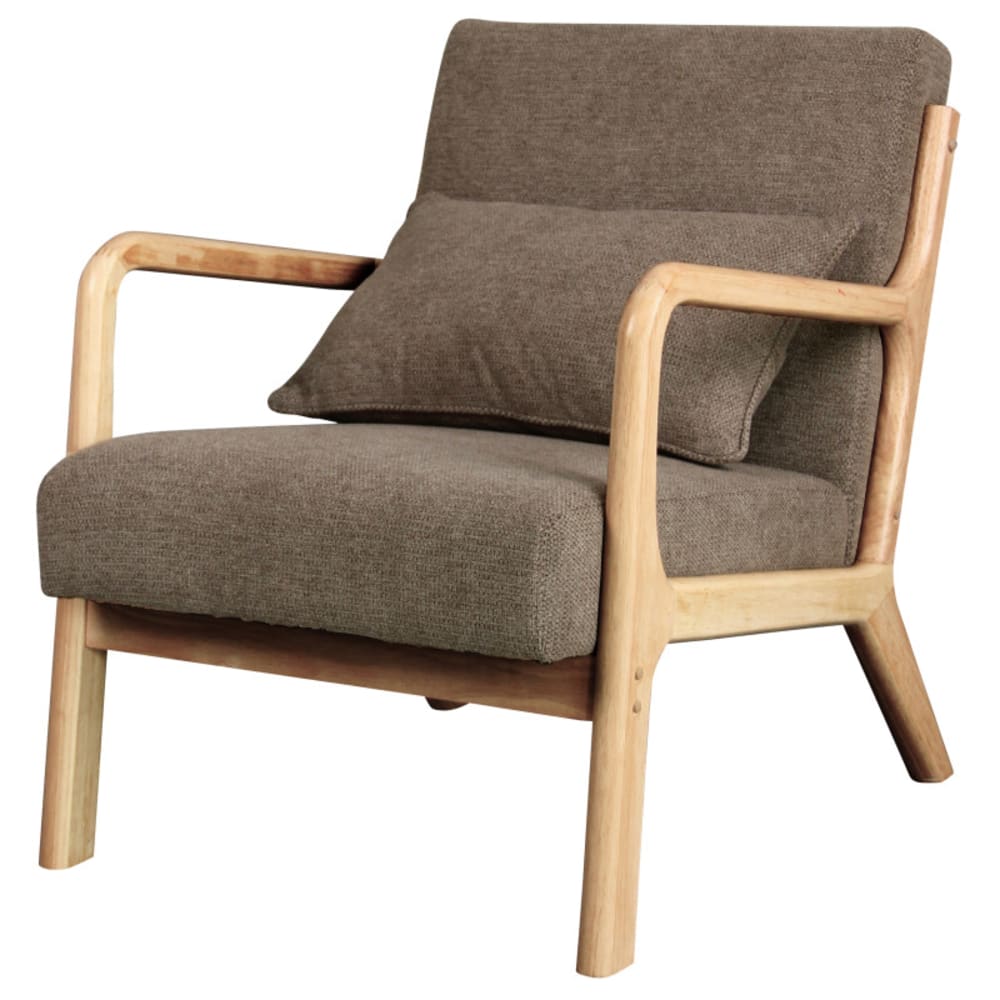 fauteuil en bois naturel
