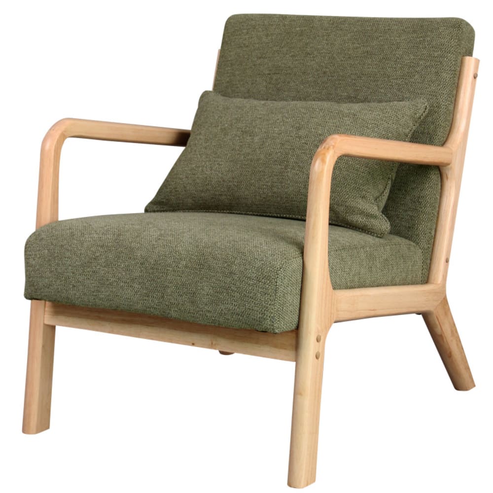 fauteuil en bois naturel