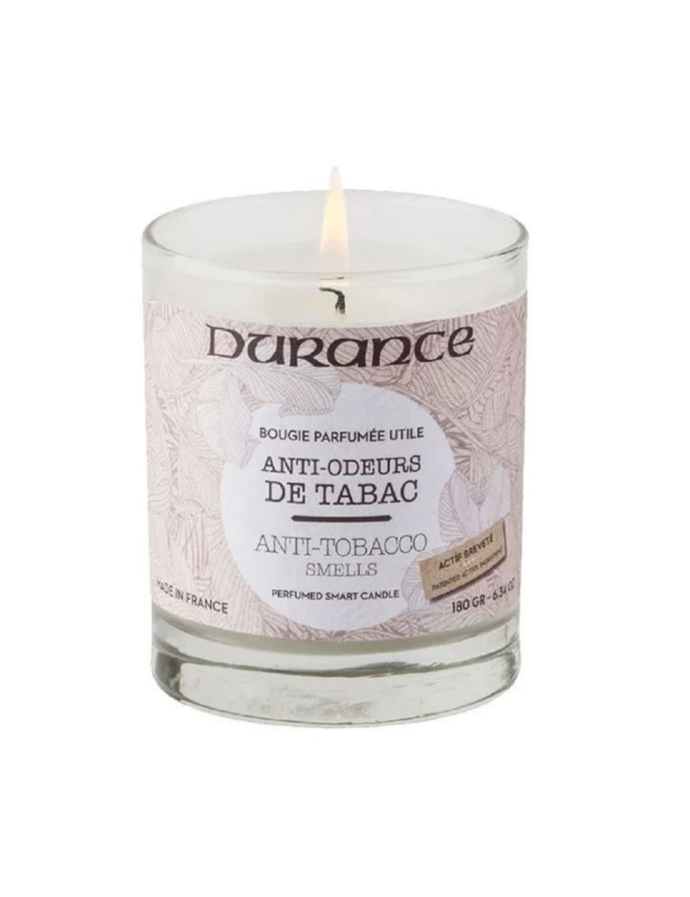 Bougie parfumée Anti-odeurs de tabac 180g - Durance