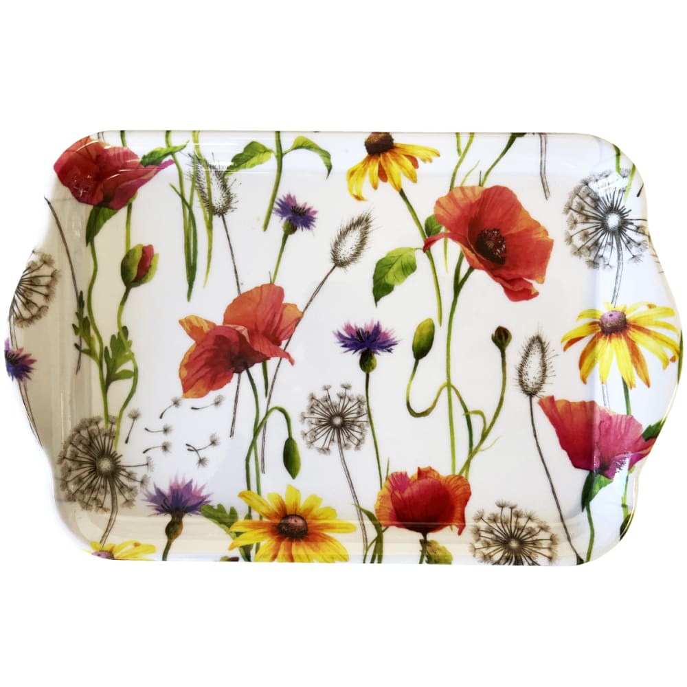 Mini plateau vide-poche rectangulaire prairie de coquelicots Mini plateau vide-poche rectangulaire prairie de coquelicots