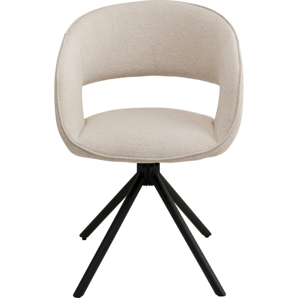 chaise avec accoudoirs - acier