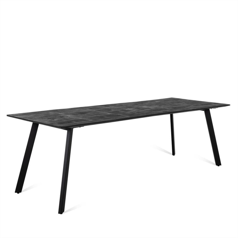 Benoa Esstisch Berlin 160cm, Schwarz Schwarz Holz