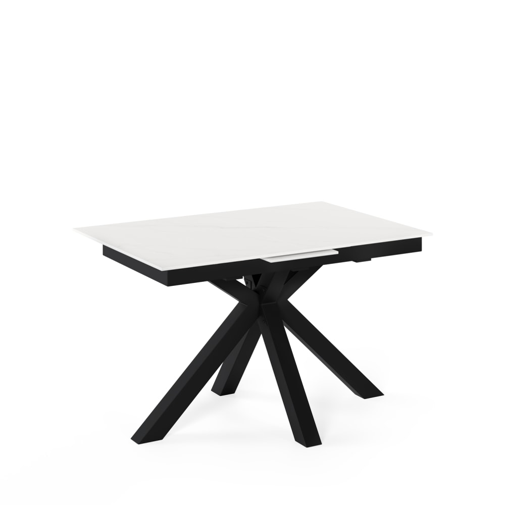 Table à rallonge en - porcelaine