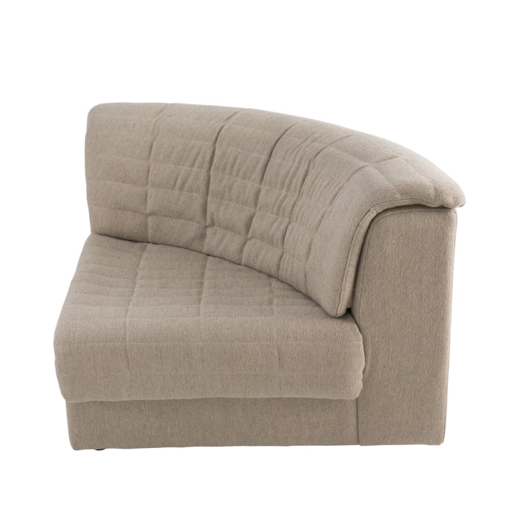 Canapé élément droit en lin