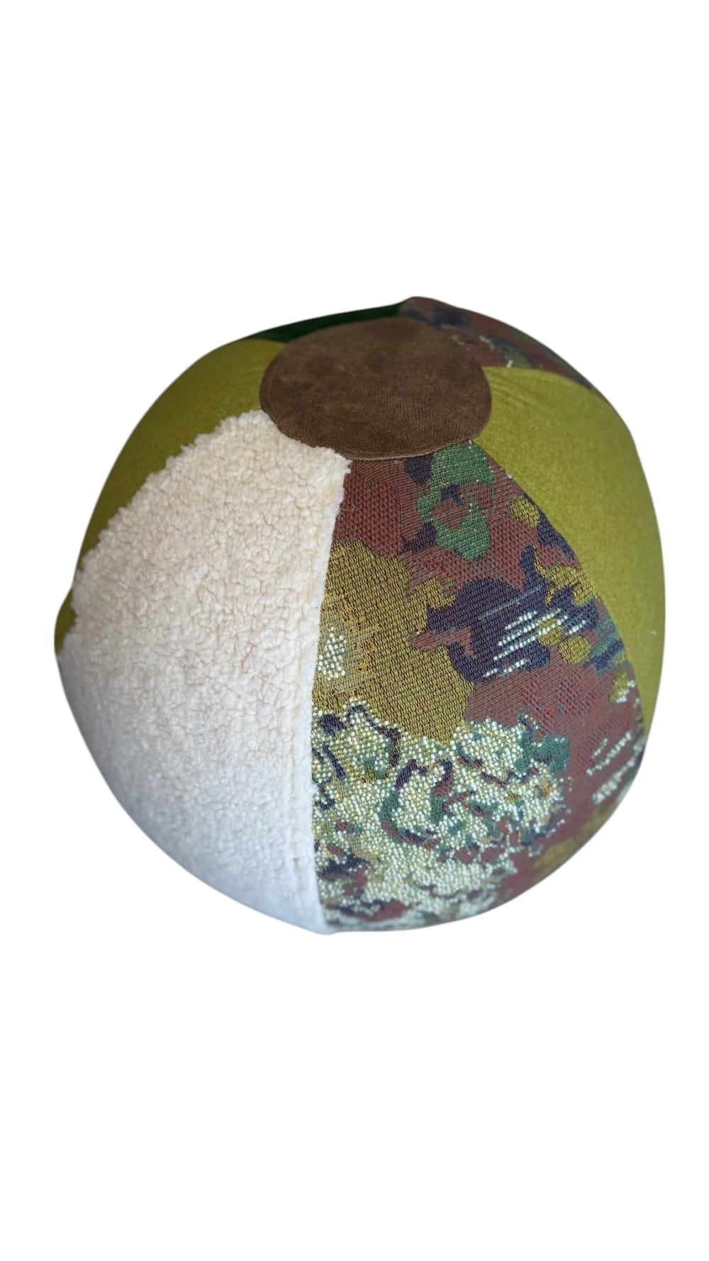 Pouf ballon vert yoga