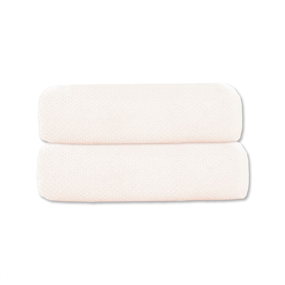 Lot 2 serviettes de toilette 50x90 coton éponge