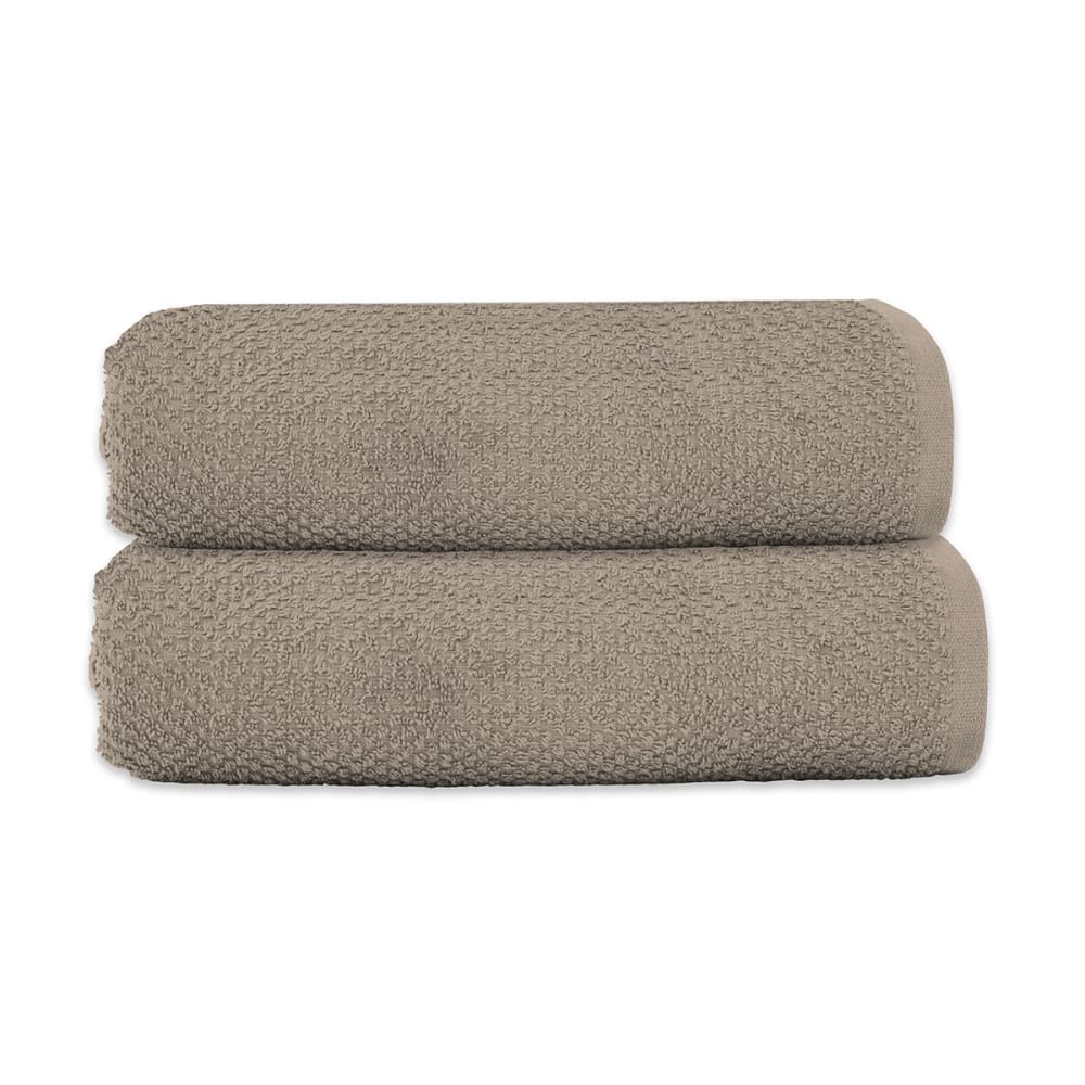 Lot 2 serviettes de bain 70x140 coton éponge