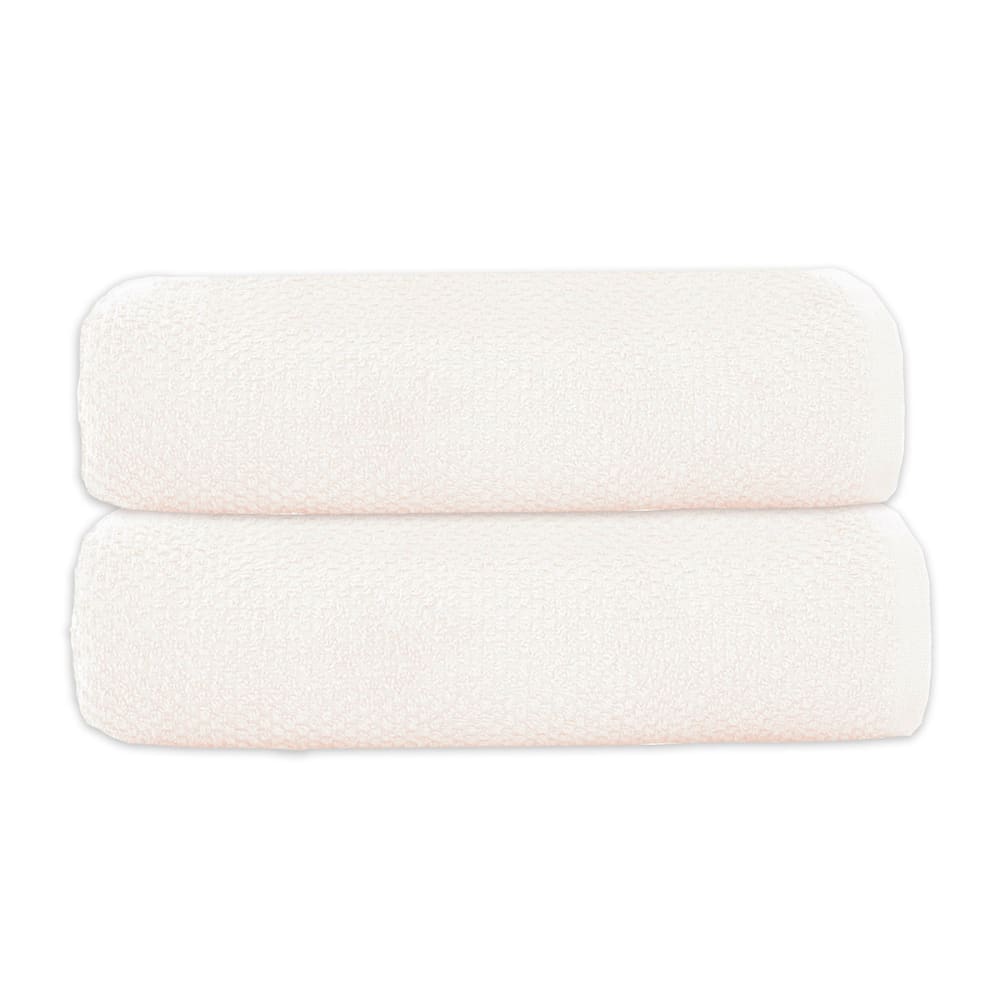 Lot 2 serviettes de bain 70x140 coton éponge
