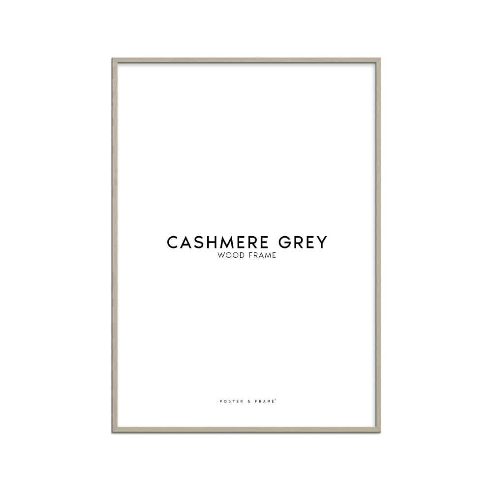 Cadre en bois gris cachemire en acrylique - A4