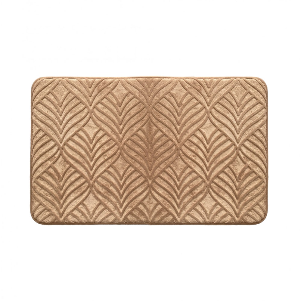 Tapis de bain texturé mémoire de forme 50x80cm