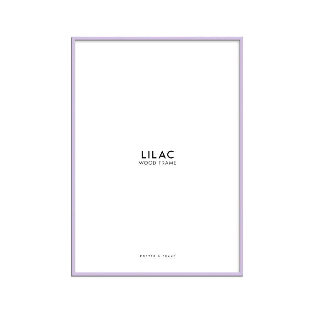 Cadre en bois lilas en acrylique - A4