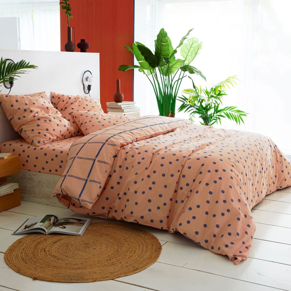 Housse de couette en - rose