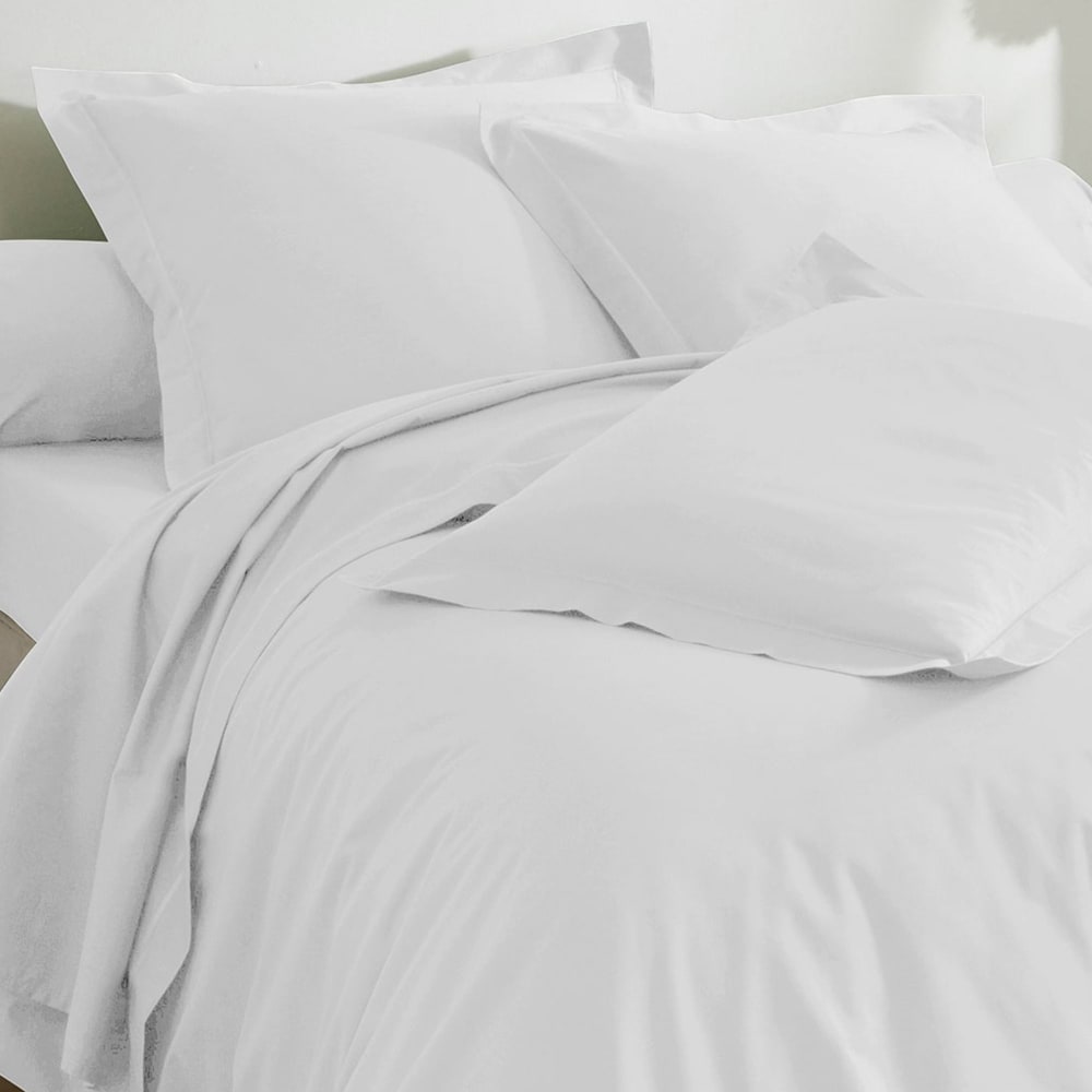 Housse de couette en coton blanc 240x220cm — vue 3