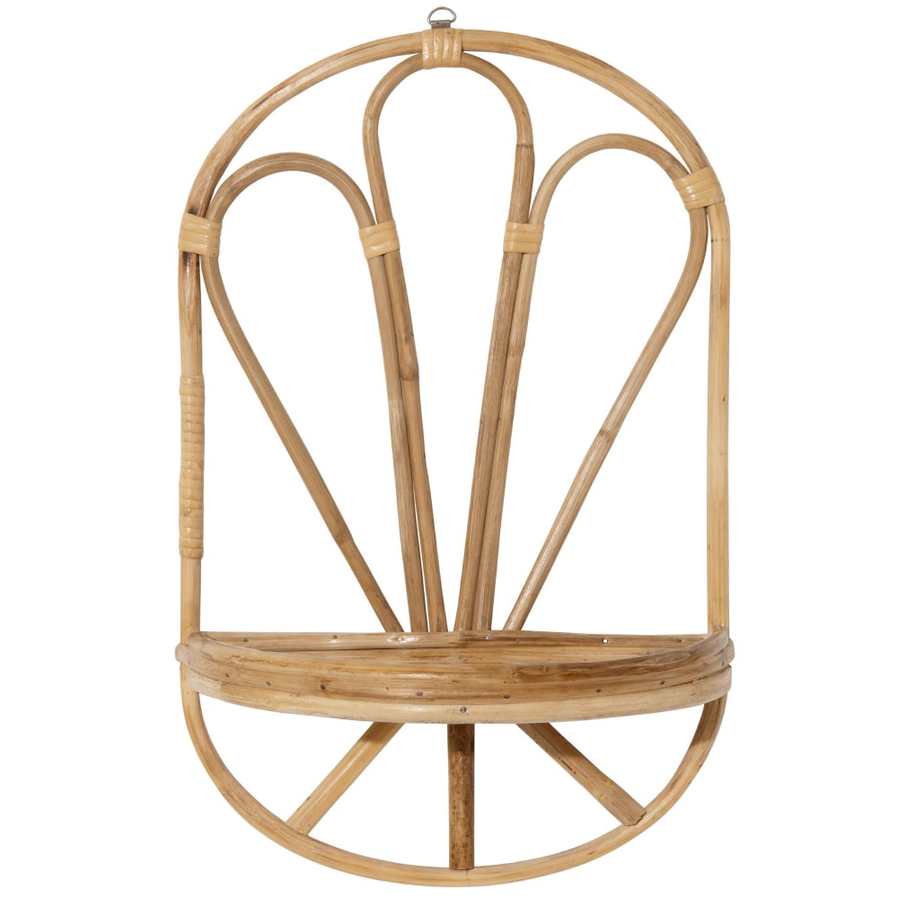 Étagère murale en bois beige Unique