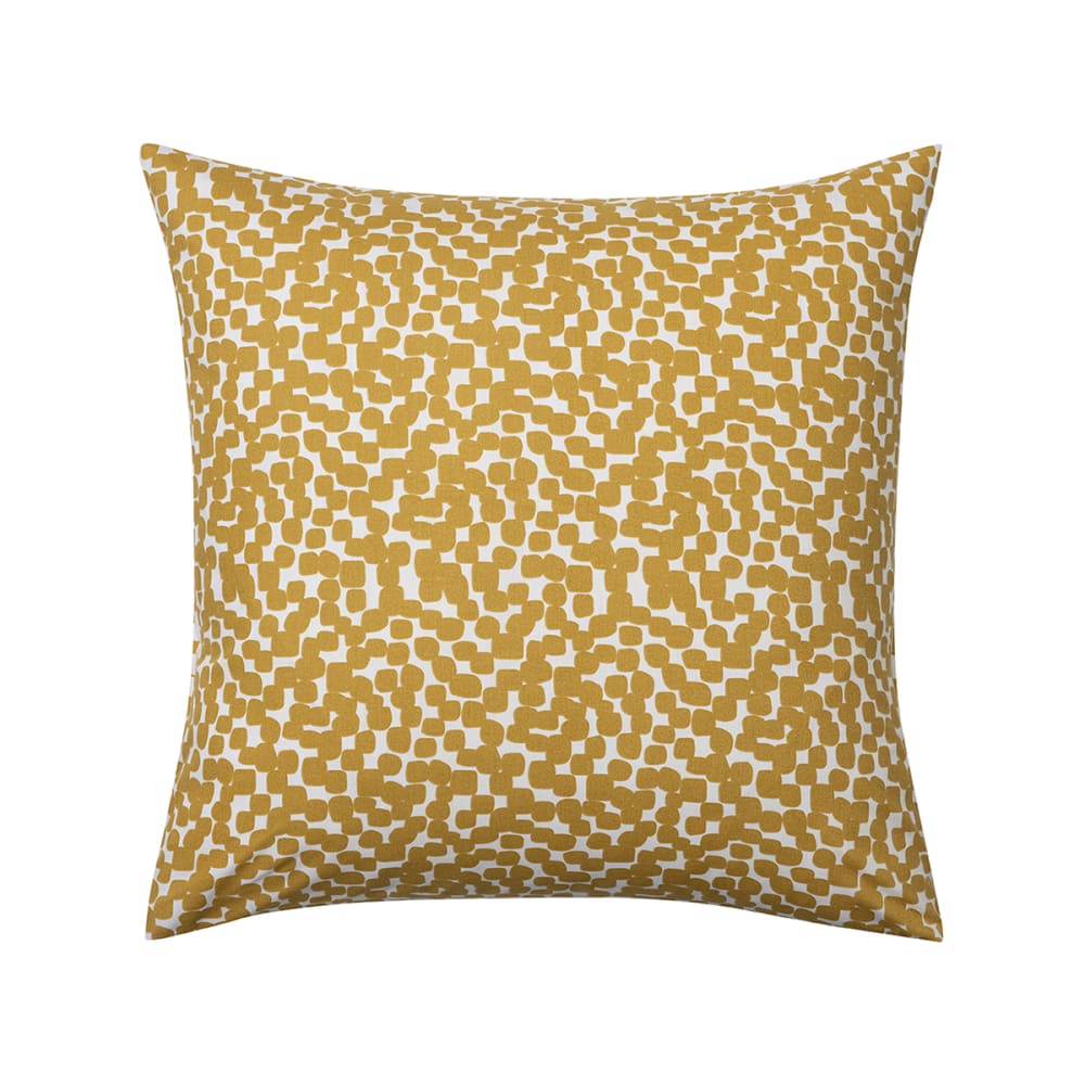 Taie d'oreiller en bambou jaune 63x63cm