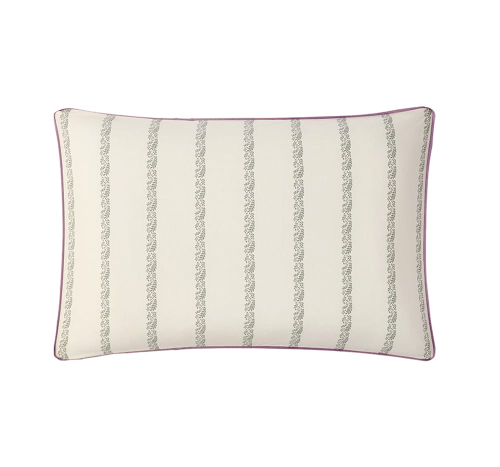 Taie d'oreiller en percale de coton Blanc 50 x 75 cm