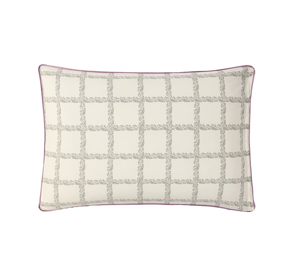 Taie d'oreiller en percale de coton blanc 50 x 75 cm — vue 3