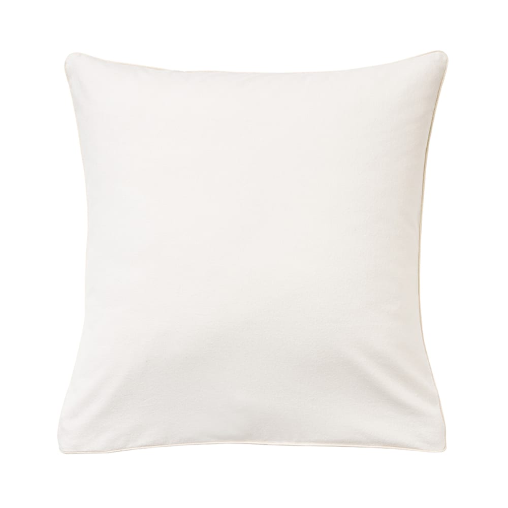 Taie d'oreiller en flanelle de coton Beige 65 x 65 cm
