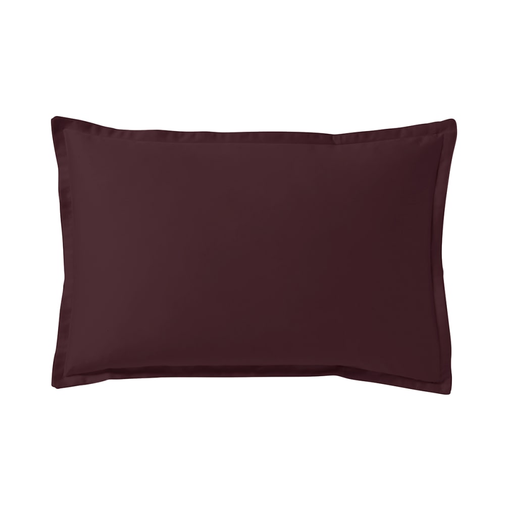 Taie d'oreiller en satin de coton violet 50x75