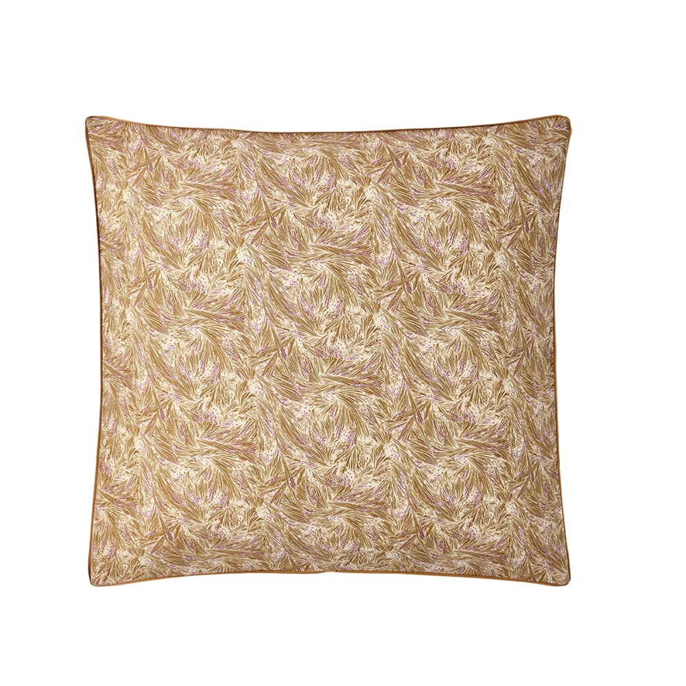 Taie d'oreiller en satin de coton vert 65 x 65 cm