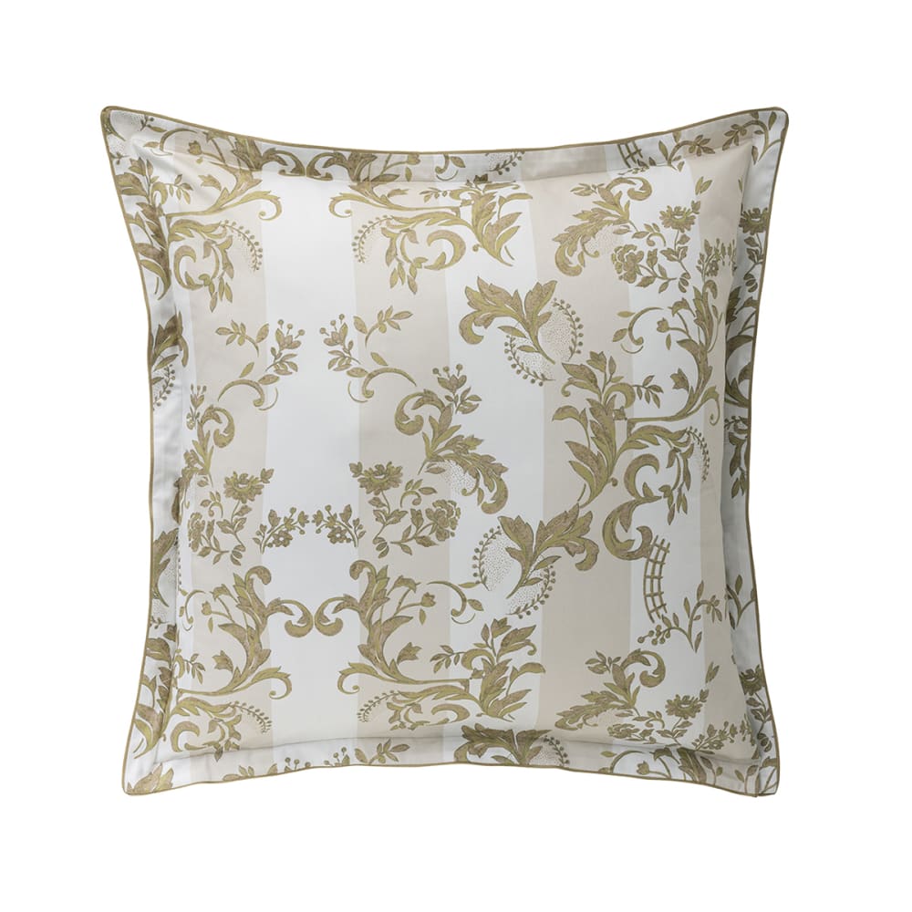 Taie d'oreiller en satin de coton blanc 65x65