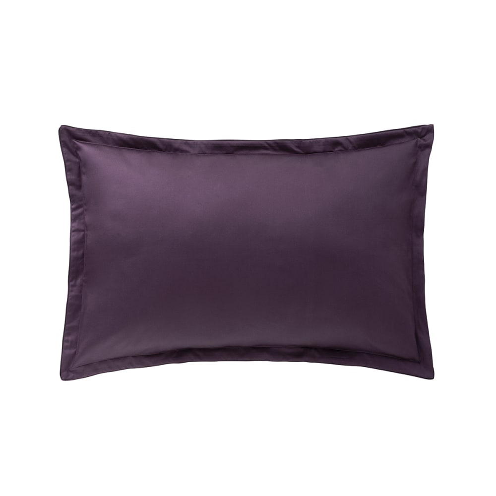 Taie d'oreiller en satin de coton violet 50x75