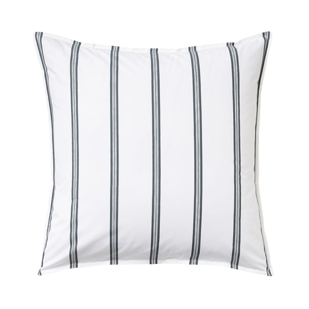 Taie d'oreiller en percale de coton vert 65 x 65 cm