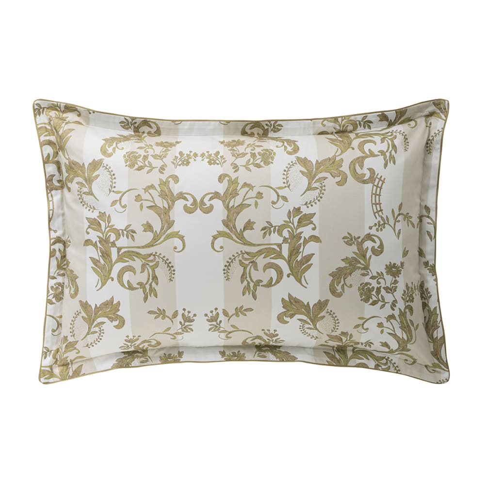 Taie d'oreiller en satin de coton blanc 50x75