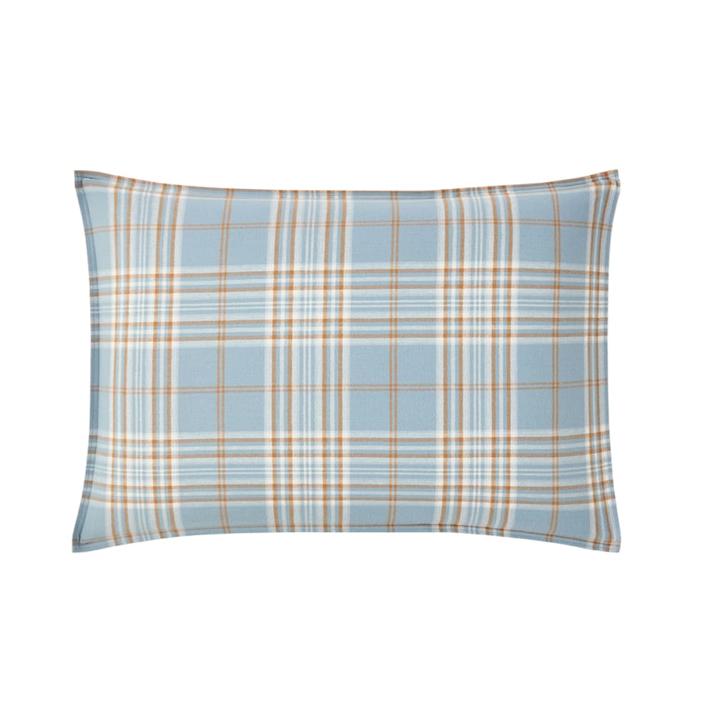 Taie d'oreiller en flanelle de coton multicolore 50 x 75 cm